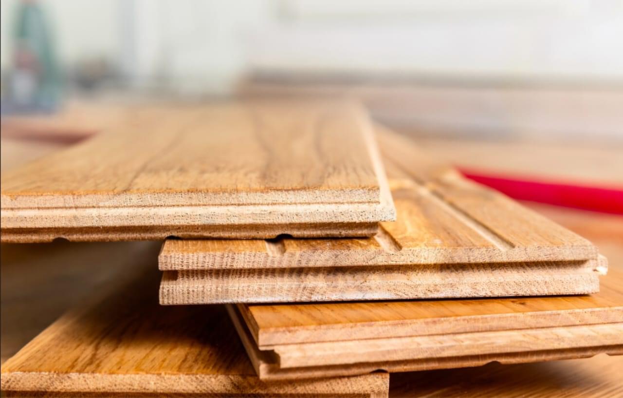 Engineered wood flooring